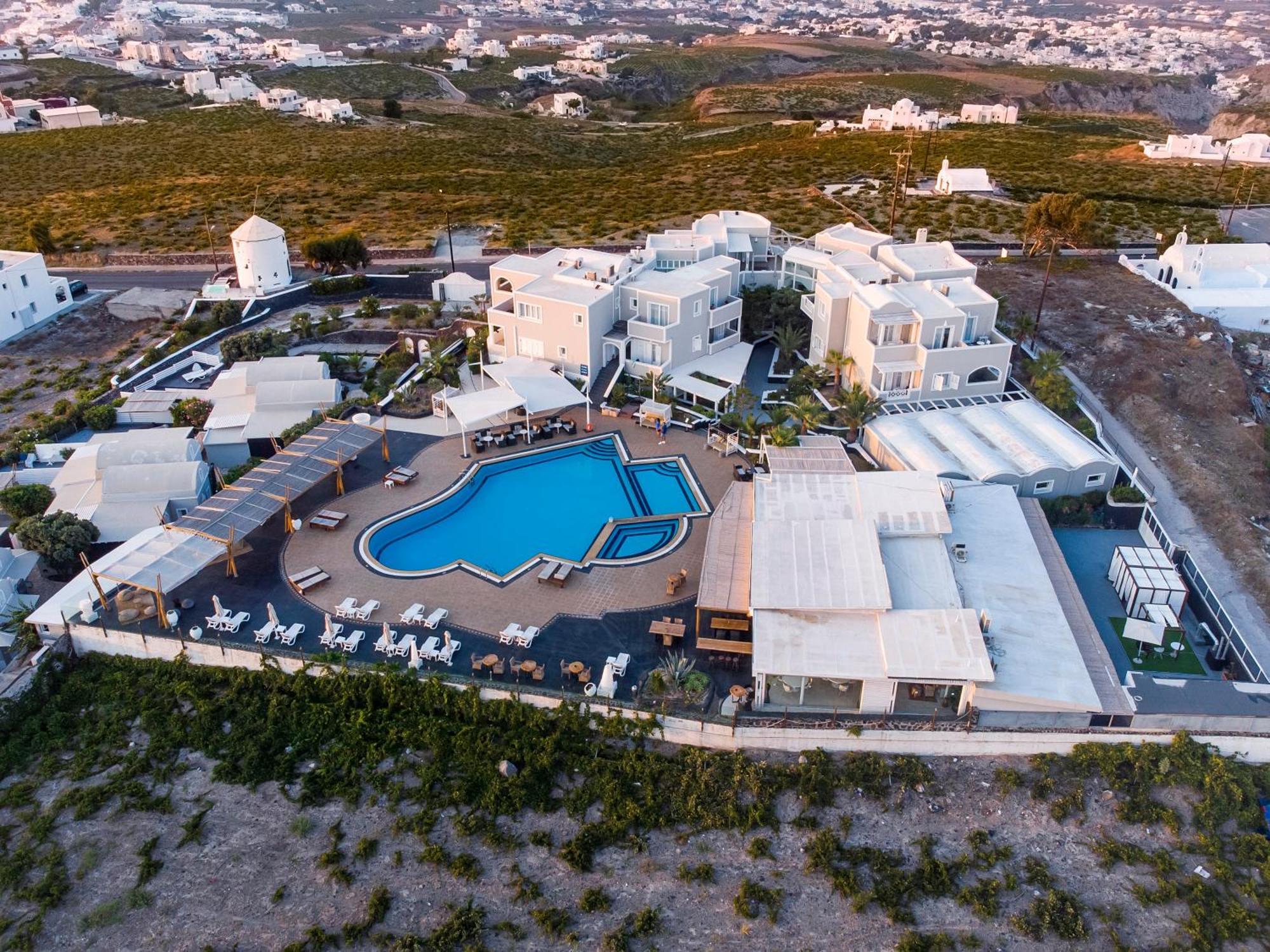 Orizontes Hotel Santorini Pýrgos Exterior foto
